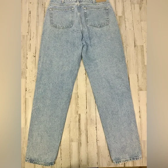 VTG 90s GAP Jeans Easy Fit USA Made Mens 34x34 Medium Wash Straight High Waist - Picture 12 of 12